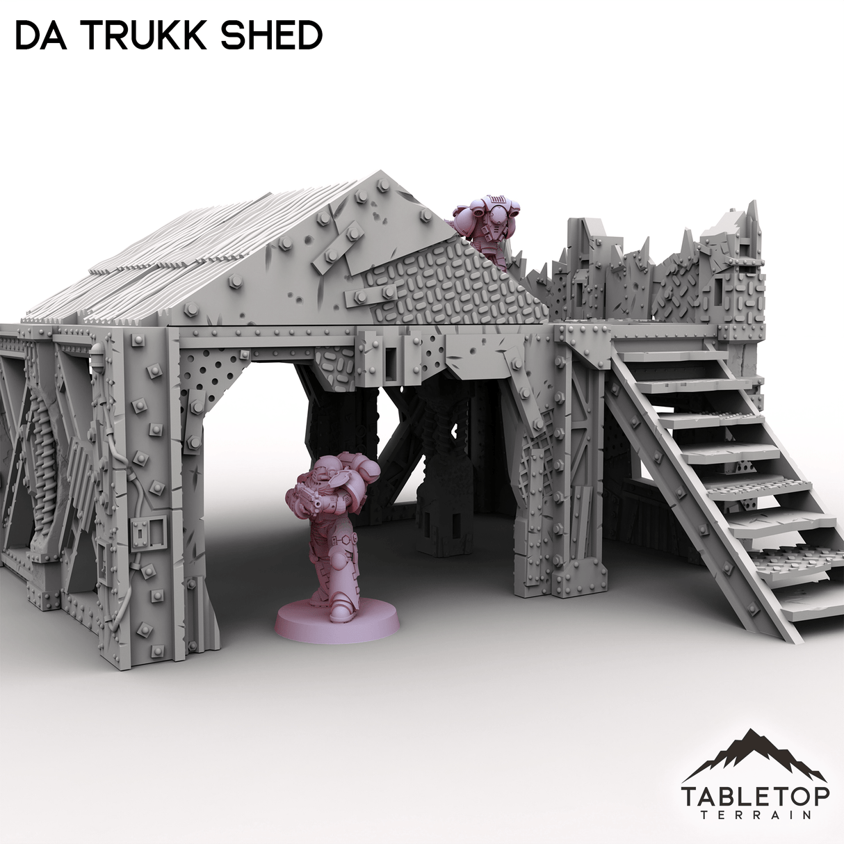 Tabletop Terrain Terrain Da Trukk Shed - Scrapz Kamp
