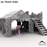 Tabletop Terrain Terrain Da Trukk Shed - Scrapz Kamp
