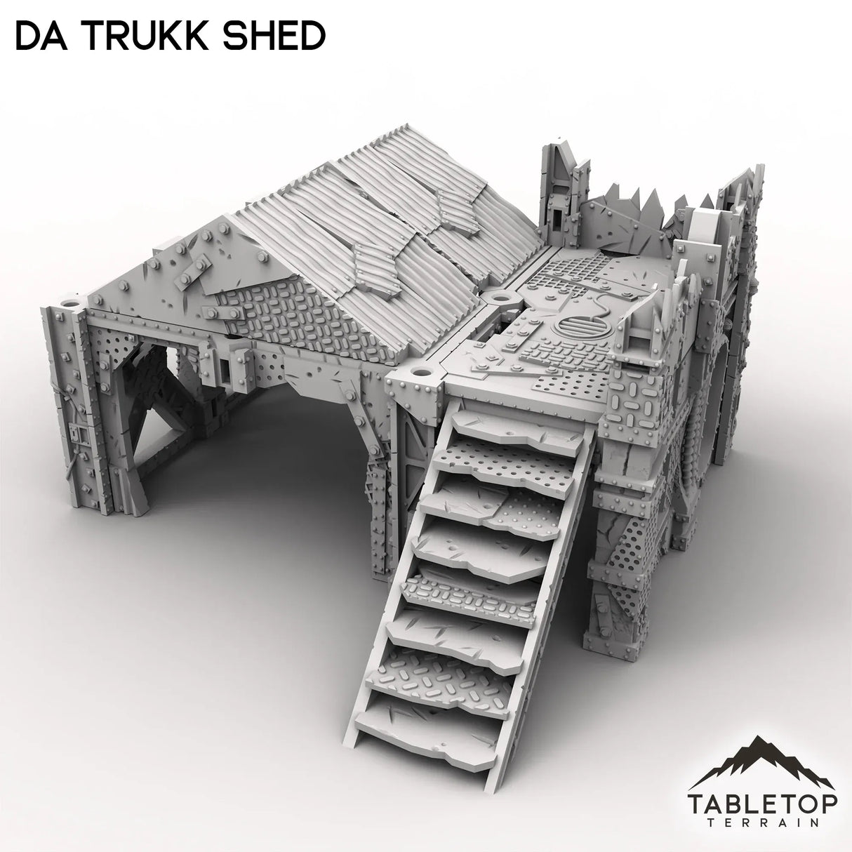 Tabletop Terrain Terrain Da Trukk Shed - Scrapz Kamp