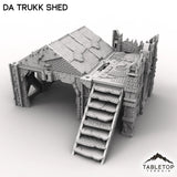 Tabletop Terrain Terrain Da Trukk Shed - Scrapz Kamp