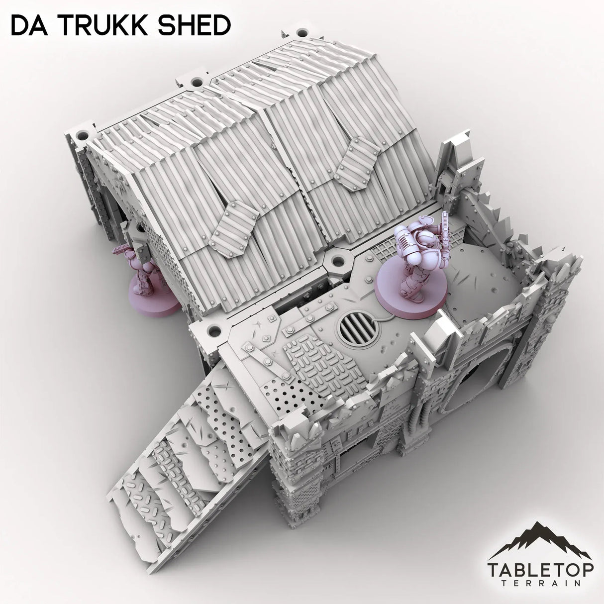 Tabletop Terrain Terrain Da Trukk Shed - Scrapz Kamp