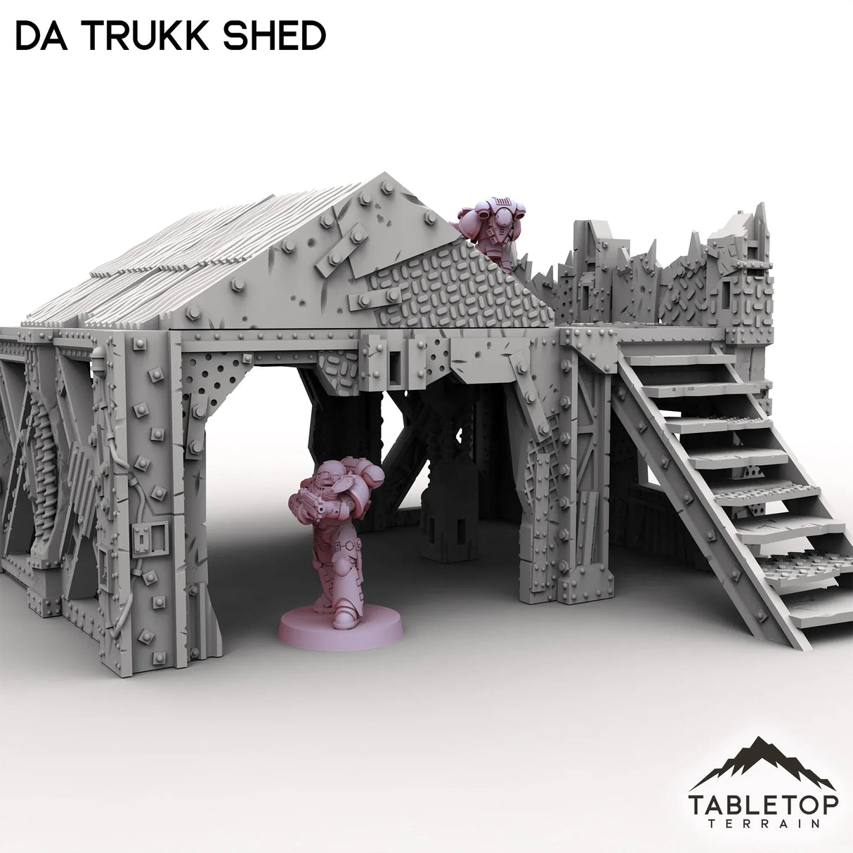Tabletop Terrain Terrain Da Trukk Shed - Scrapz Kamp