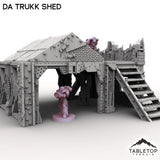 Tabletop Terrain Terrain Da Trukk Shed - Scrapz Kamp