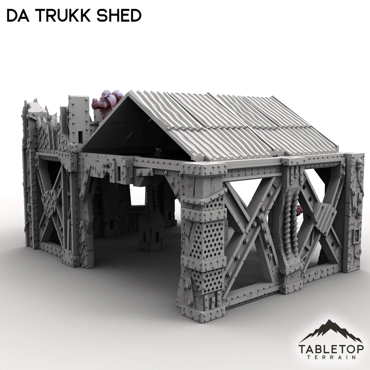 Tabletop Terrain Terrain Da Trukk Shed - Scrapz Kamp