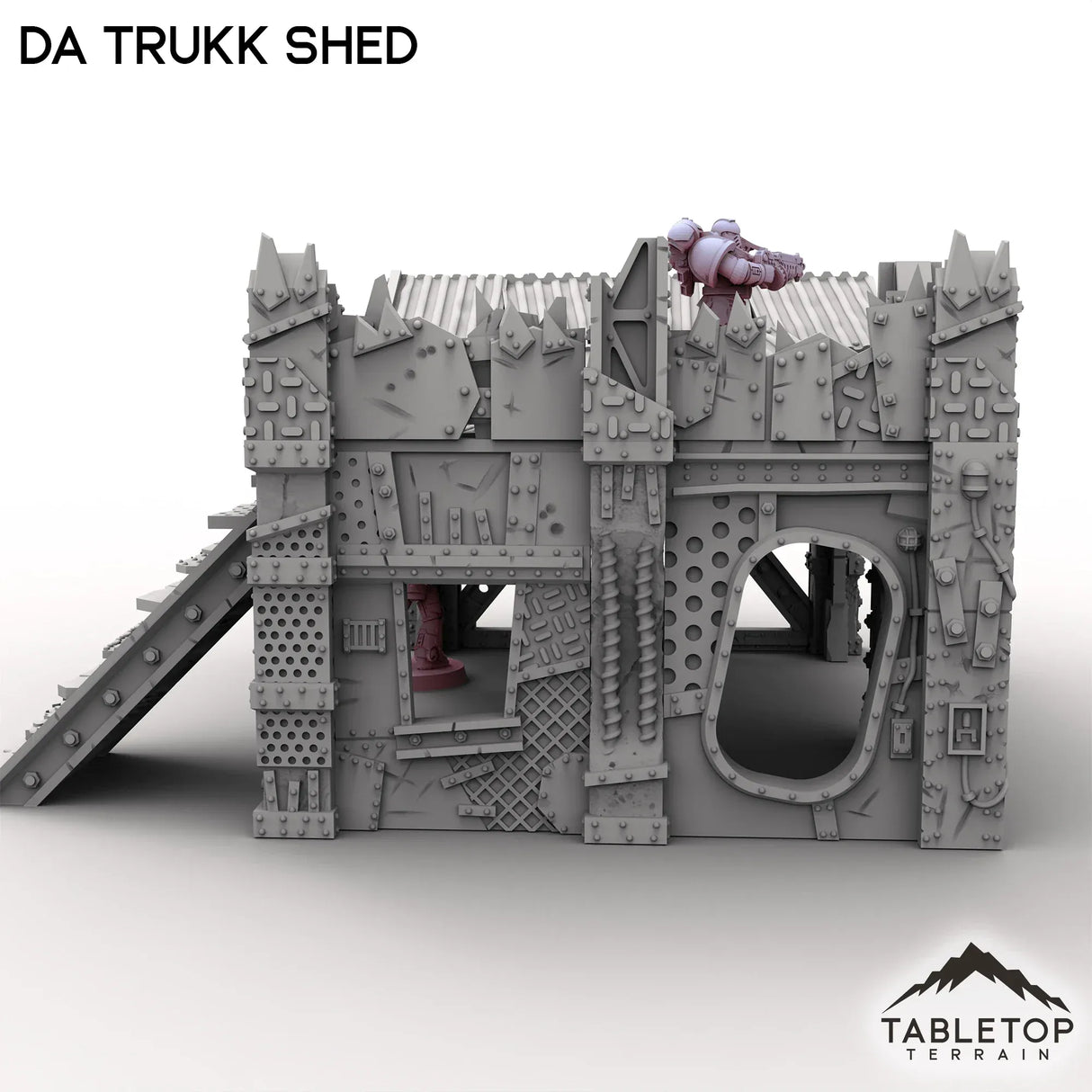 Tabletop Terrain Terrain Da Trukk Shed - Scrapz Kamp