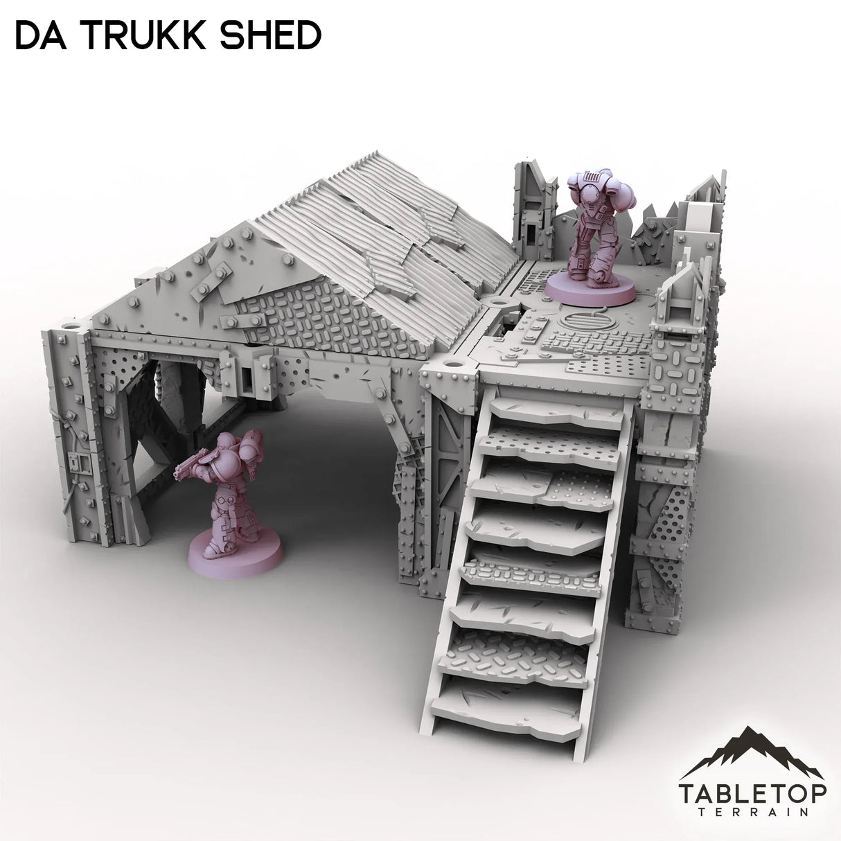 Tabletop Terrain Terrain Da Trukk Shed - Scrapz Kamp