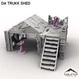 Tabletop Terrain Terrain Da Trukk Shed - Scrapz Kamp