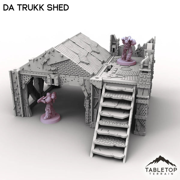Tabletop Terrain Terrain Da Trukk Shed - Scrapz Kamp