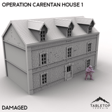Tabletop Terrain Terrain Damaged / 32mm Operation Carentan House 1
