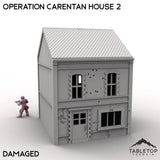 Tabletop Terrain Terrain Damaged / 32mm Operation Carentan House 2