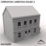 Tabletop Terrain Terrain Damaged / 32mm Operation Carentan House 3