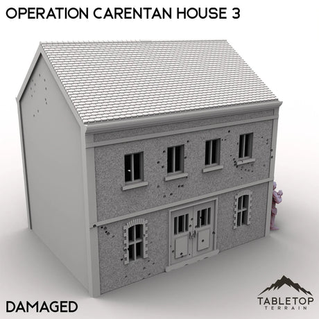 Tabletop Terrain Terrain Damaged / 32mm Operation Carentan House 3