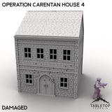 Tabletop Terrain Terrain Damaged / 32mm Operation Carentan House 4