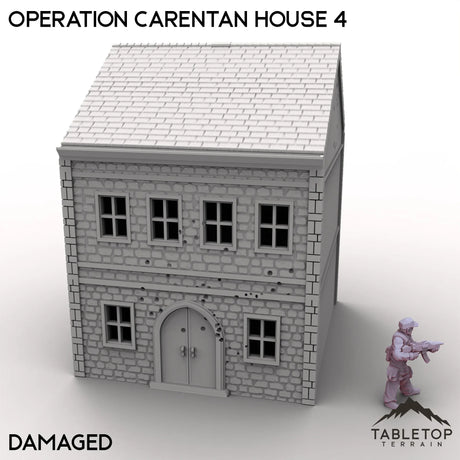 Tabletop Terrain Terrain Damaged / 32mm Operation Carentan House 4