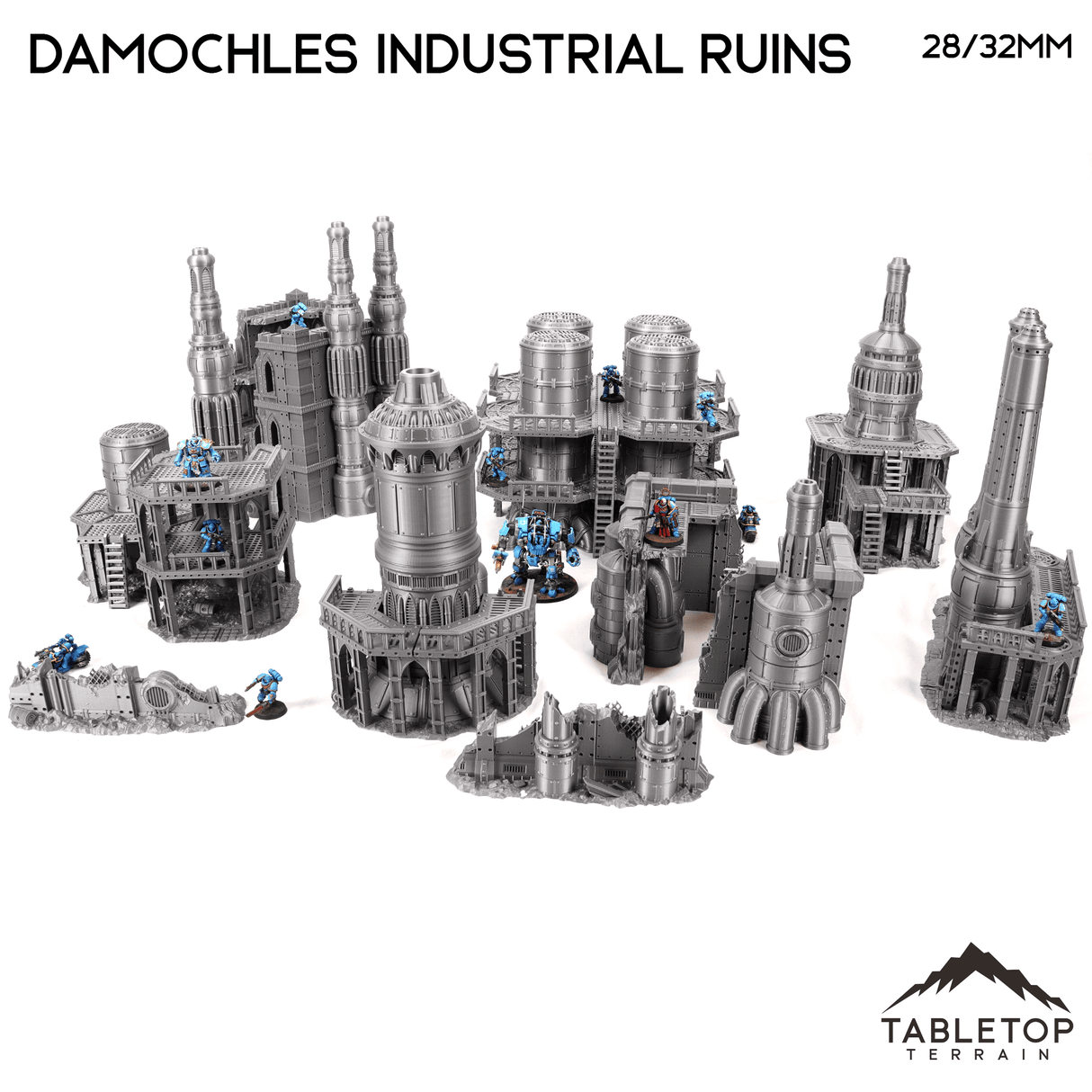 Tabletop Terrain Terrain Damochles Industrial Ruins