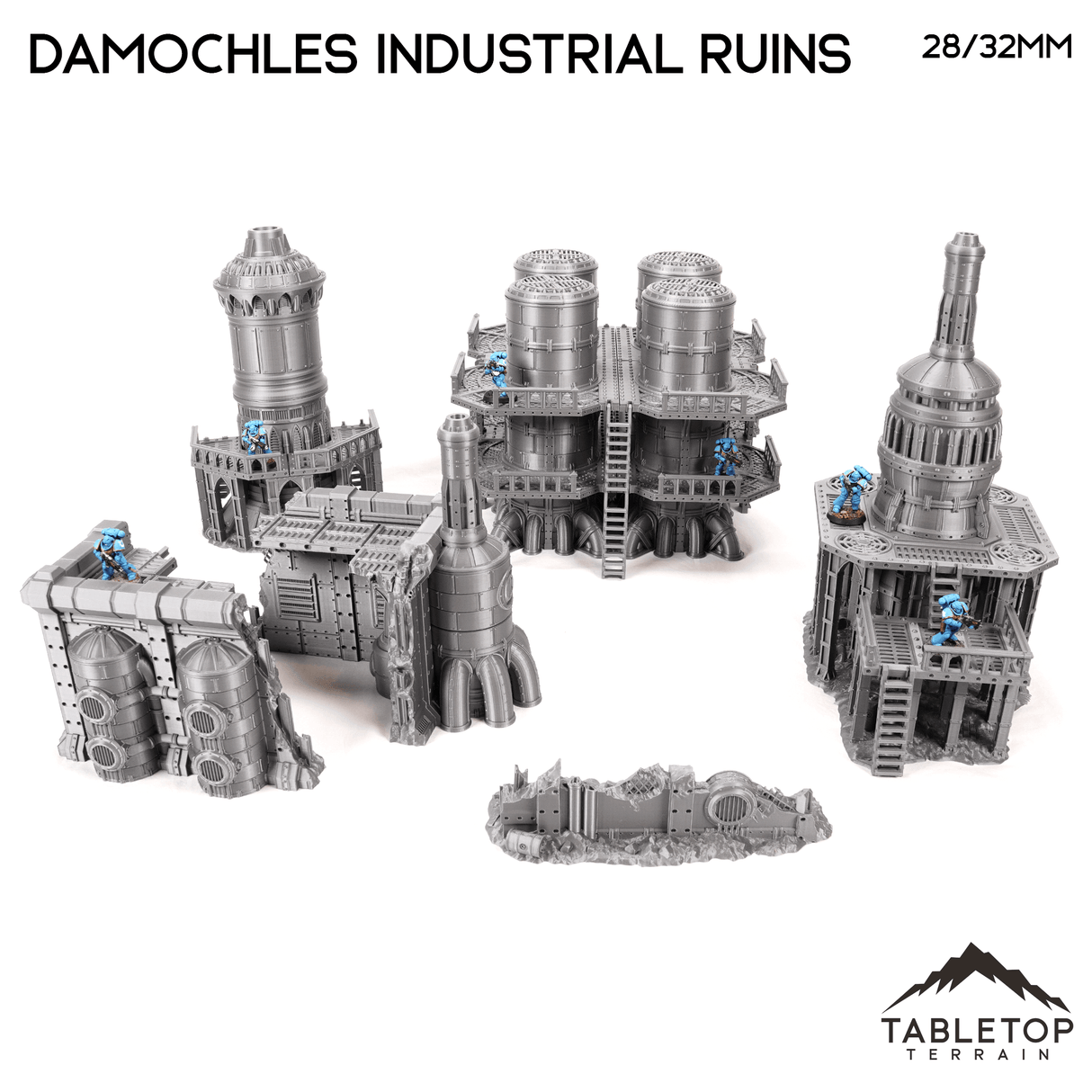 Tabletop Terrain Terrain Damochles Industrial Ruins