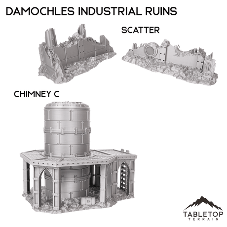 Tabletop Terrain Terrain Damochles Industrial Ruins