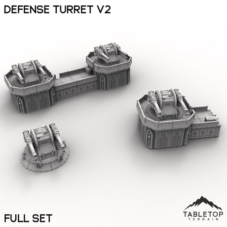 Tabletop Terrain Terrain Defense Turret V2