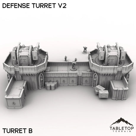 Tabletop Terrain Terrain Defense Turret V2