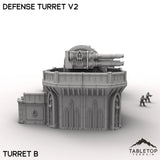 Tabletop Terrain Terrain Defense Turret V2