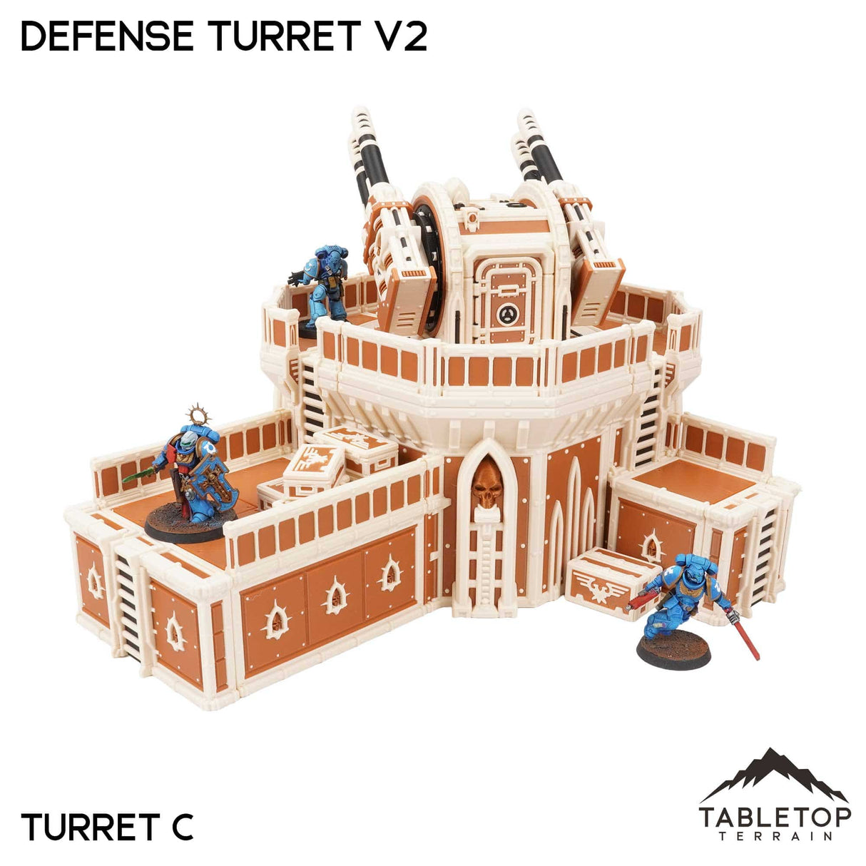Tabletop Terrain Terrain Defense Turret V2
