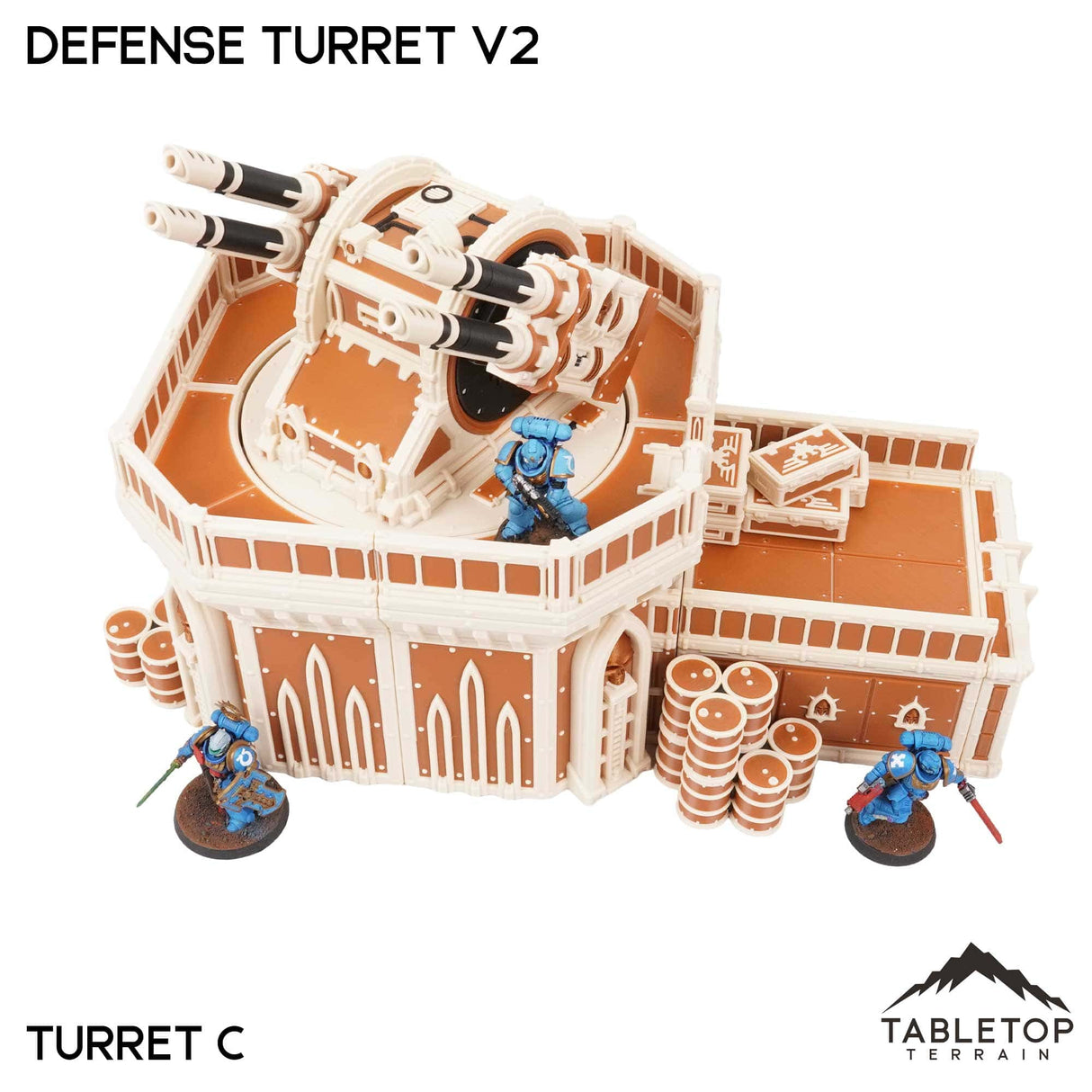Tabletop Terrain Terrain Defense Turret V2