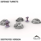 Tabletop Terrain Terrain Defense Turrets - Chapters Headquarter