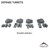 Tabletop Terrain Terrain Defense Turrets - Chapters Headquarter