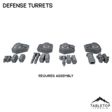 Tabletop Terrain Terrain Defense Turrets - Chapters Headquarter