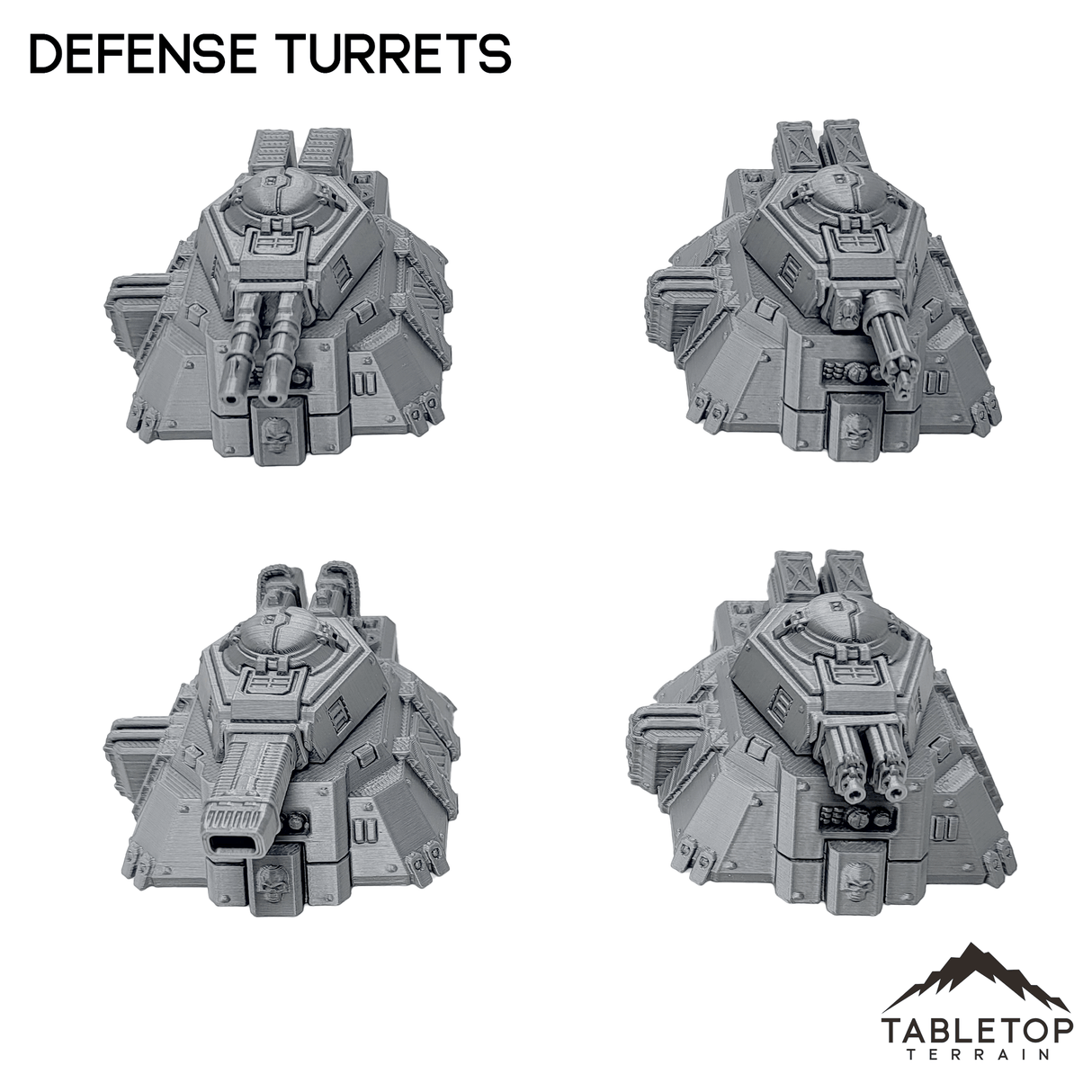 Tabletop Terrain Terrain Defense Turrets - Chapters Headquarter