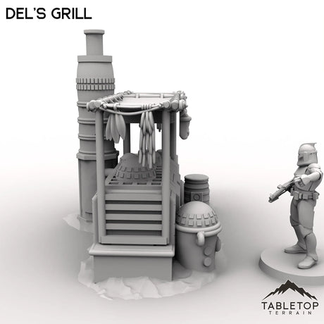 Tabletop Terrain Terrain Del's Grill
