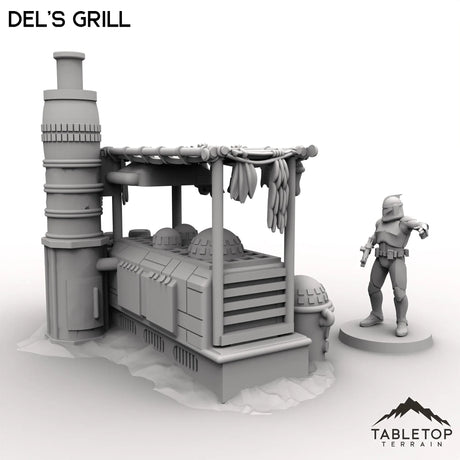 Tabletop Terrain Terrain Del's Grill