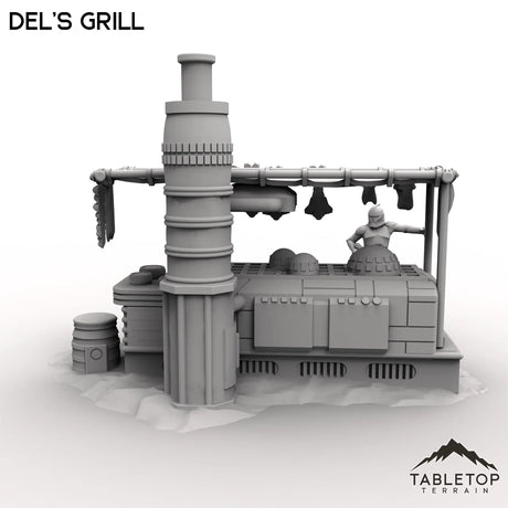 Tabletop Terrain Terrain Del's Grill