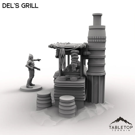 Tabletop Terrain Terrain Del's Grill