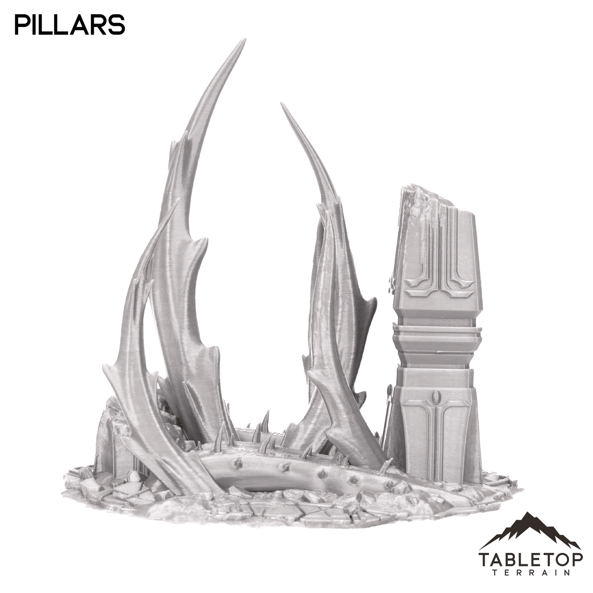 Tabletop Terrain Terrain Demonic Pillars - Belkartam, Corrupted Ancient World