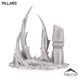 Tabletop Terrain Terrain Demonic Pillars - Belkartam, Corrupted Ancient World