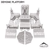 Tabletop Terrain Terrain Demonic Platform - Demon Gate