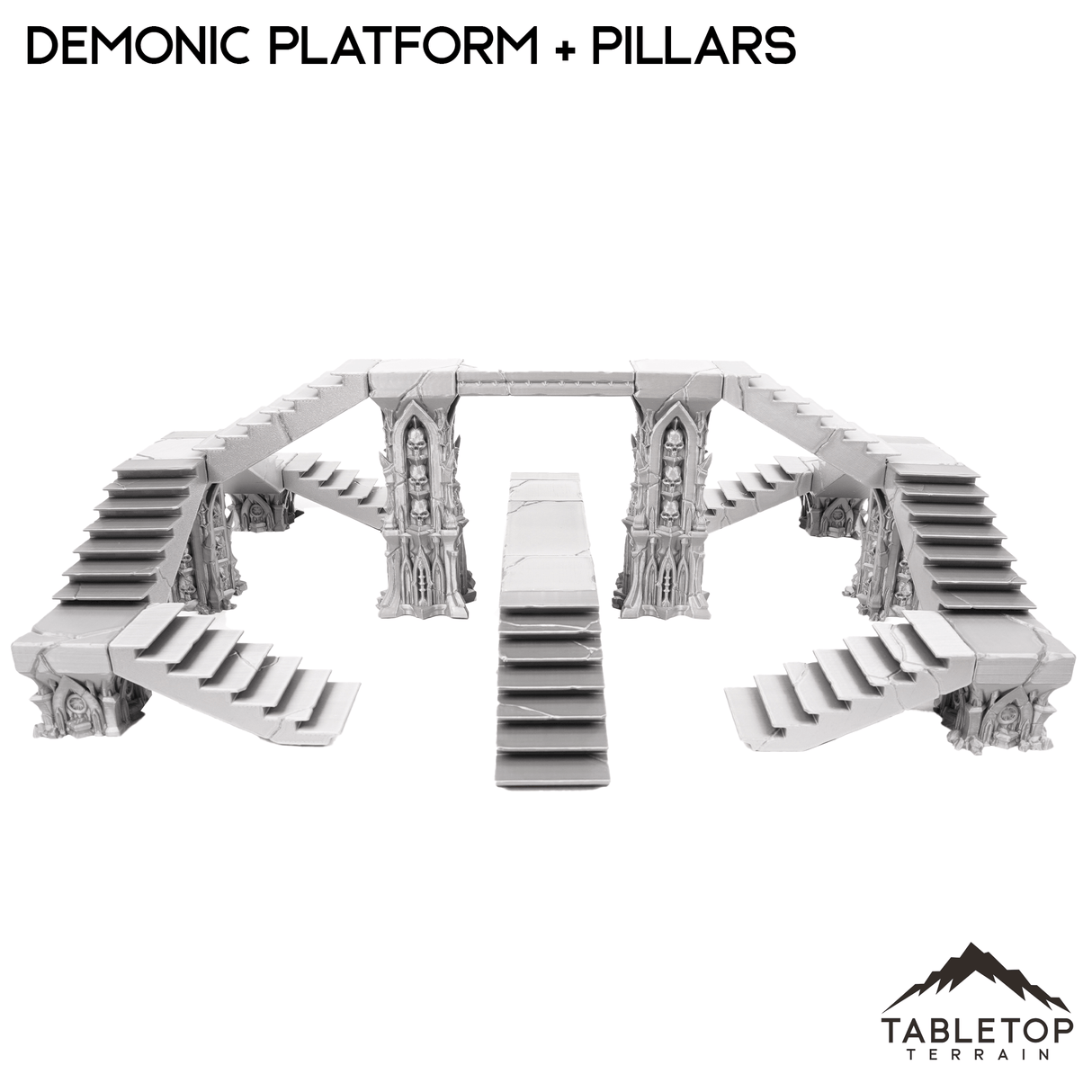 Tabletop Terrain Terrain Demonic Platforms and Pillars - Resistance of Darkness