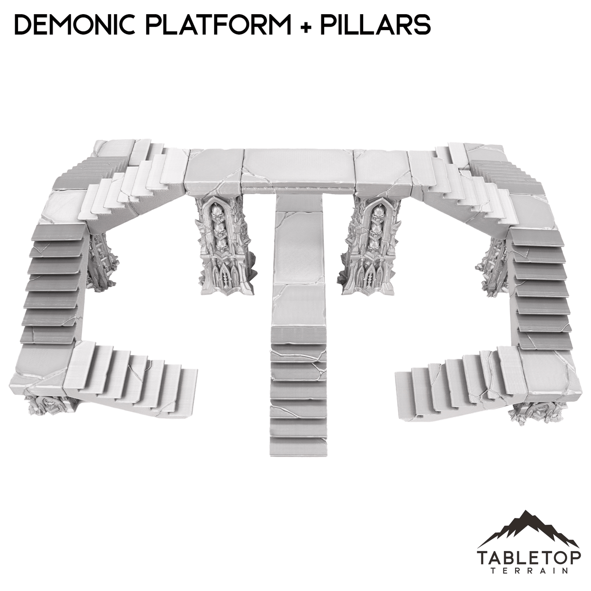 Tabletop Terrain Terrain Demonic Platforms and Pillars - Resistance of Darkness