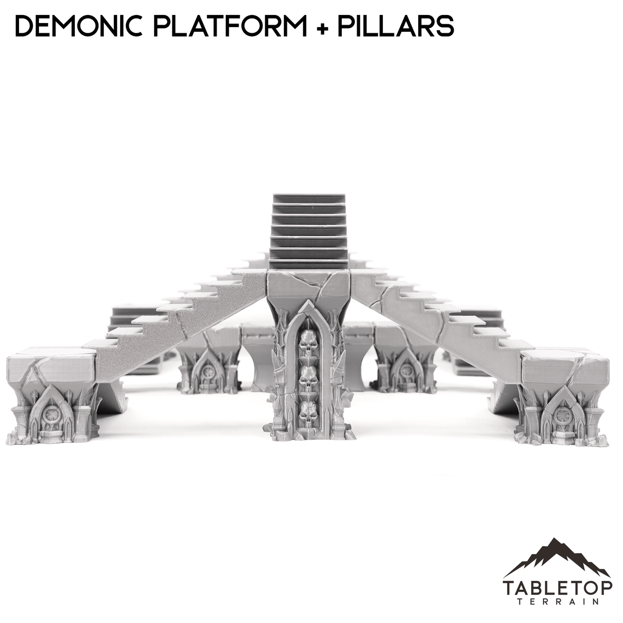 Tabletop Terrain Terrain Demonic Platforms and Pillars - Resistance of Darkness