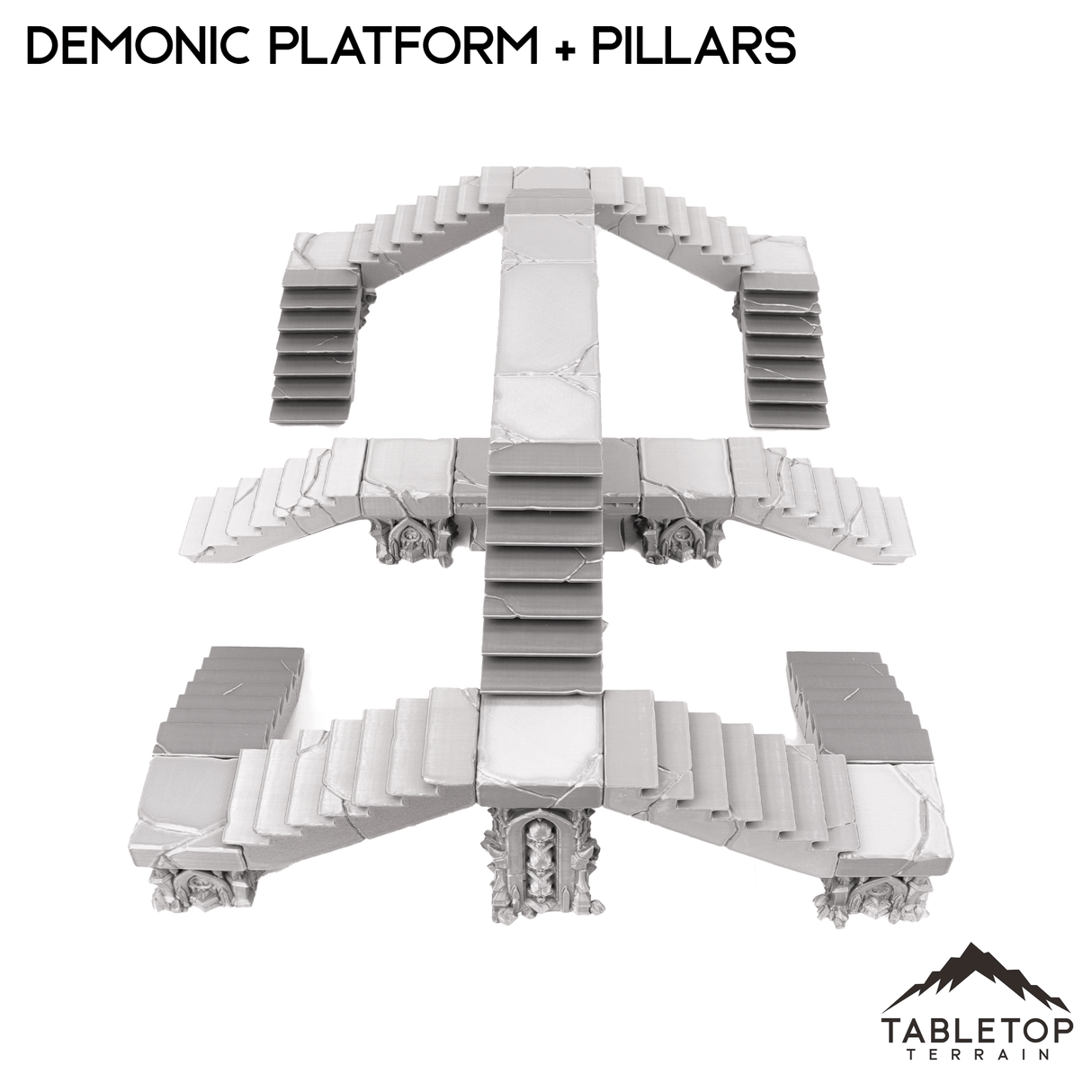 Tabletop Terrain Terrain Demonic Platforms and Pillars - Resistance of Darkness