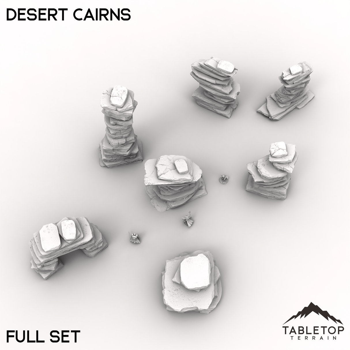 Tabletop Terrain Terrain Desert Cairns