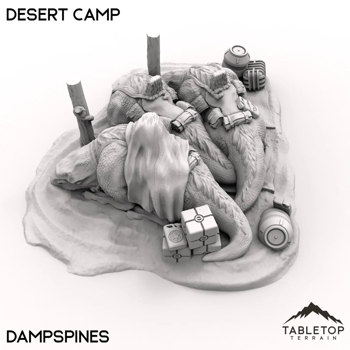 Tabletop Terrain Terrain Desert Camp