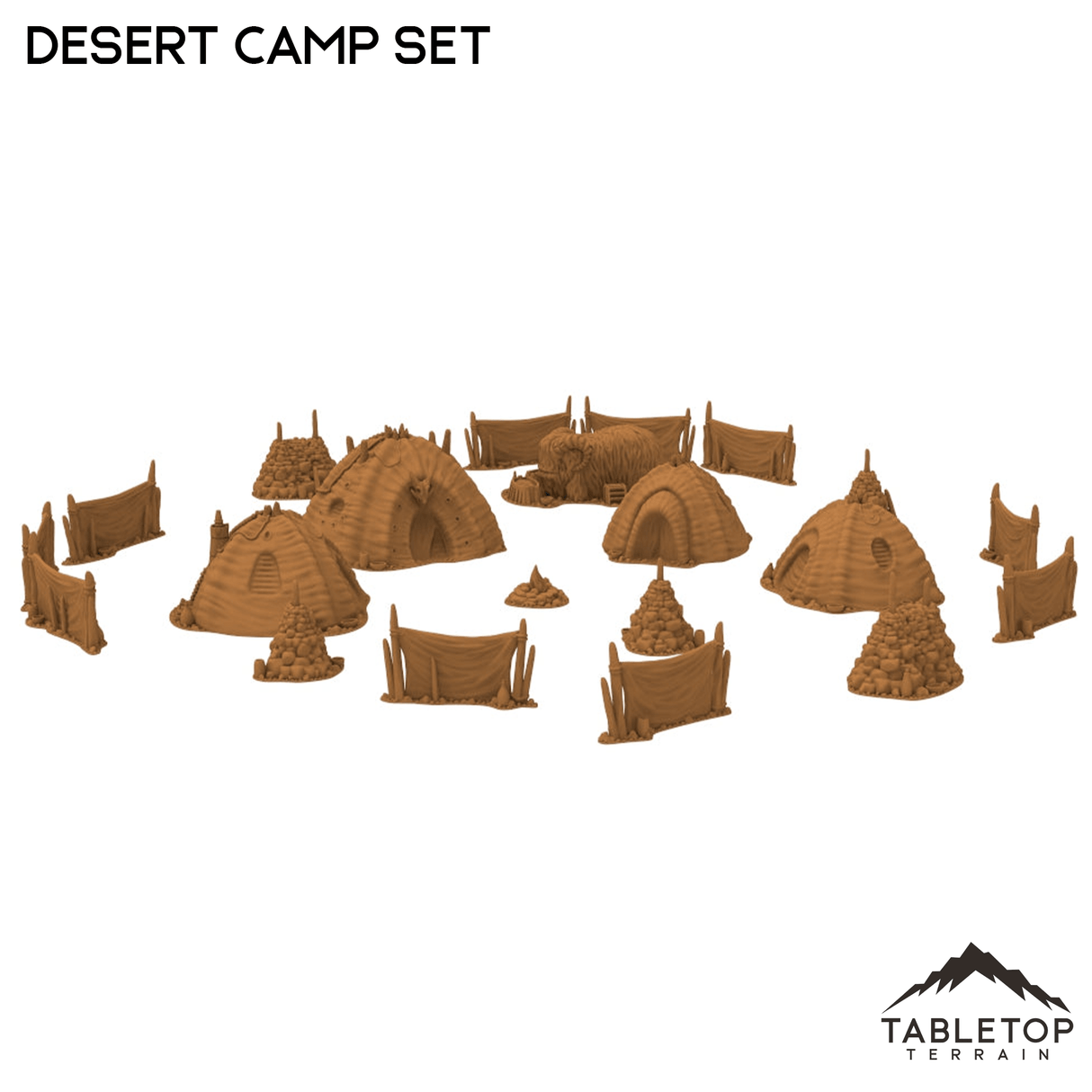 Tabletop Terrain Terrain Desert Camp Set