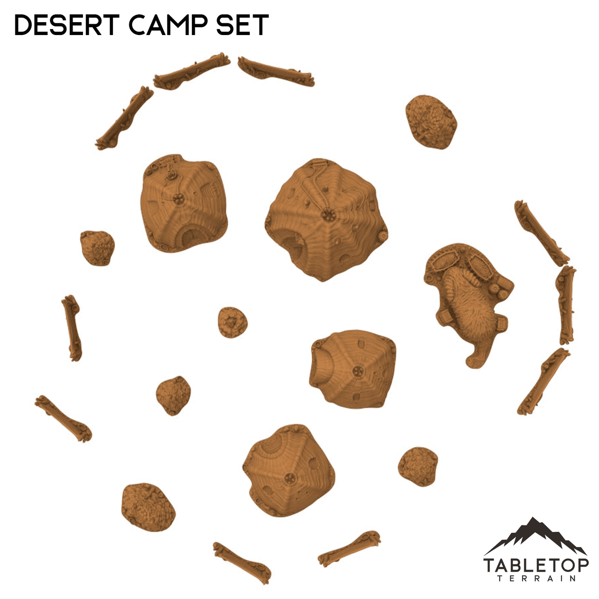 Tabletop Terrain Terrain Desert Camp Set