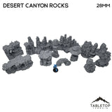 Tabletop Terrain Terrain Desert Canyon Rocks - Scatter Terrain