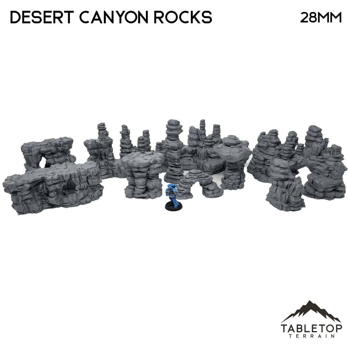 Tabletop Terrain Terrain Desert Canyon Rocks - Scatter Terrain