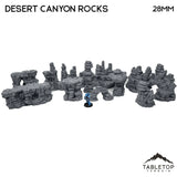 Tabletop Terrain Terrain Desert Canyon Rocks - Scatter Terrain
