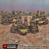 Tabletop Terrain Terrain Desert Canyon Rocks - Scatter Terrain