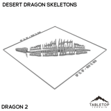 Tabletop Terrain Terrain Desert Dragon Skeletons